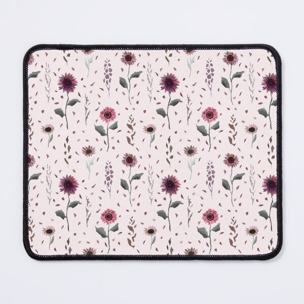 Item preview, Sunflowers, pink floral romantic pastel print. designed and sold by UVI-CA.
