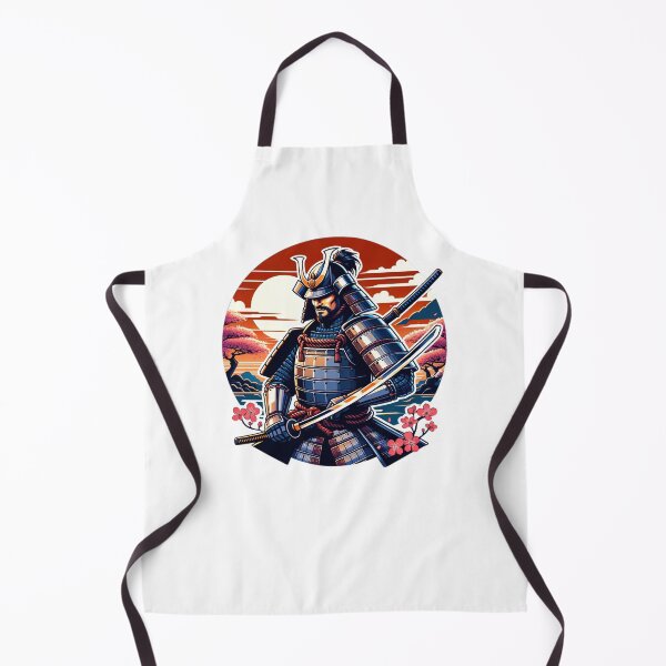Item preview, Guardian of Tradition: The Samurais Resolve within Nature's Embrace designed and sold by jgvisualarts.