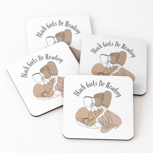 Item preview, Aesthetic Retro Black Girls Be Reading line art designed and sold by AestHenni17.