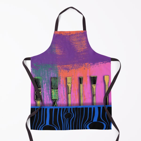 Item preview, Old Brushes - Violet Splash designed and sold by STUART HICKING.