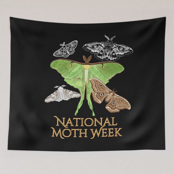 Item preview, National Moth Week Colorful Pollinator Design designed and sold by EarthArtDesigns.