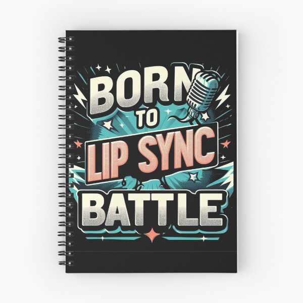 Item preview, Born to lip sync battle in the style of comic book lettering designed and sold by Pawel Oska.