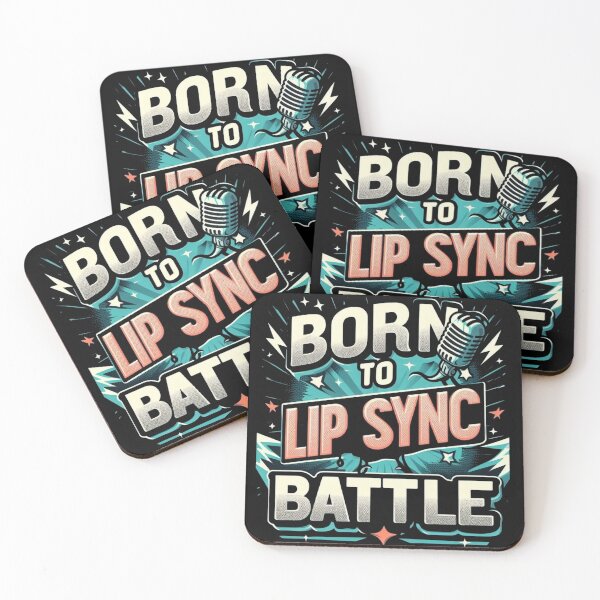 Item preview, Born to lip sync battle in the style of comic book lettering designed and sold by Pawel Oska.