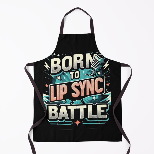 Item preview, Born to lip sync battle in the style of comic book lettering designed and sold by Pawel Oska.