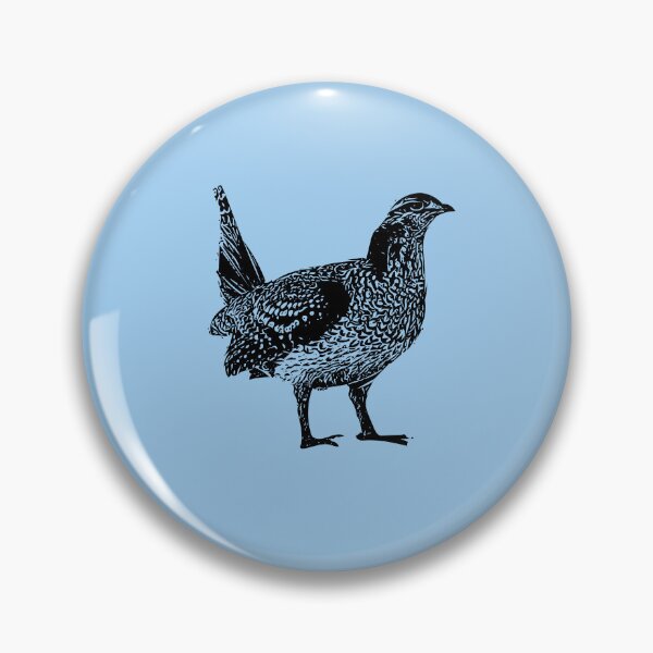 Item preview, Sharp Tailed Grouse Black Design  designed and sold by designsasstultd.