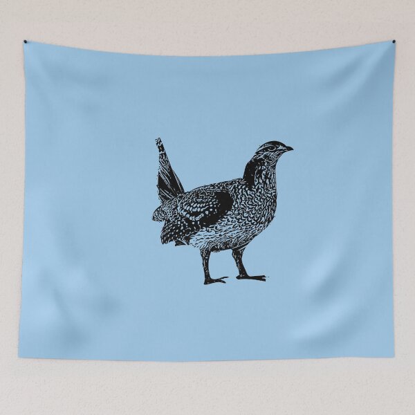 Item preview, Sharp Tailed Grouse Black Design  designed and sold by designsasstultd.