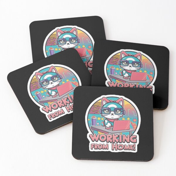 Item preview, Kittty Working from Home designed and sold by Corpsecutter.