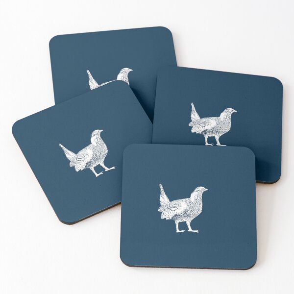 Item preview, Sharp Tailed Grouse White Design  designed and sold by designsasstultd.