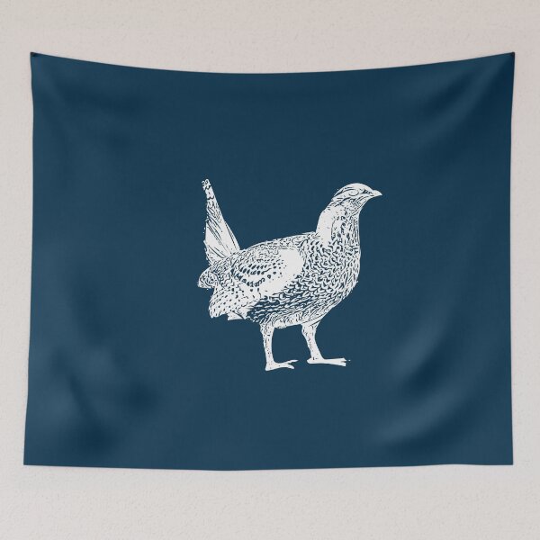 Item preview, Sharp Tailed Grouse White Design  designed and sold by designsasstultd.