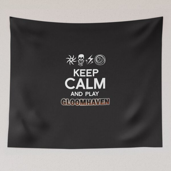 Item preview, Keep Calm And Play Gloomhaven Graphic - Tabletop Gaming - Board Game Gift   designed and sold by rkieozfhm.