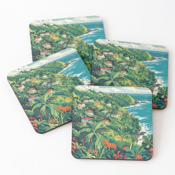 Item preview, Dominica Digital Illustration designed and sold by ComicsFactory.