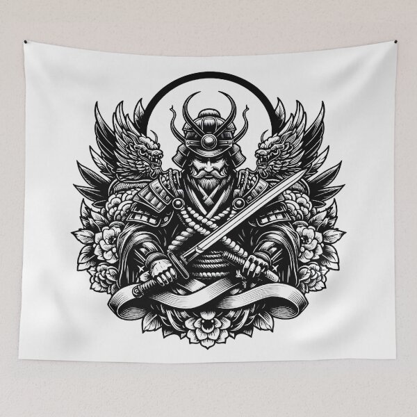 Item preview, shogun tattoo designed and sold by PITARCHART.
