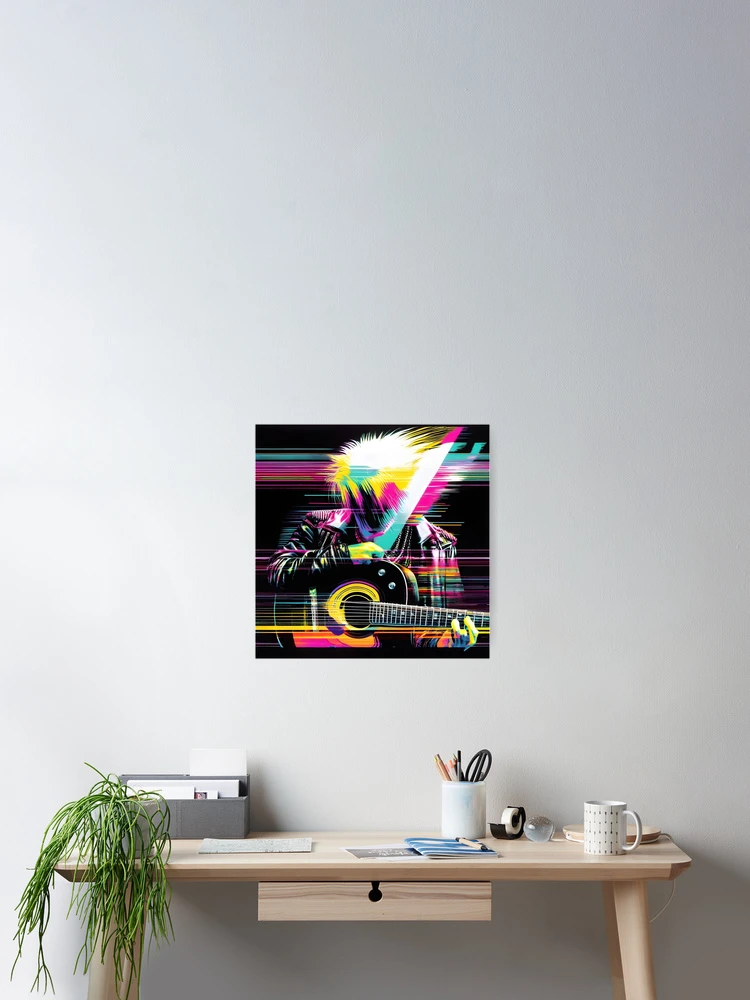 Thumbnail 2 of 3, Poster, Neon Riffs in Digital Rifts 2 designed and sold by ramboe.