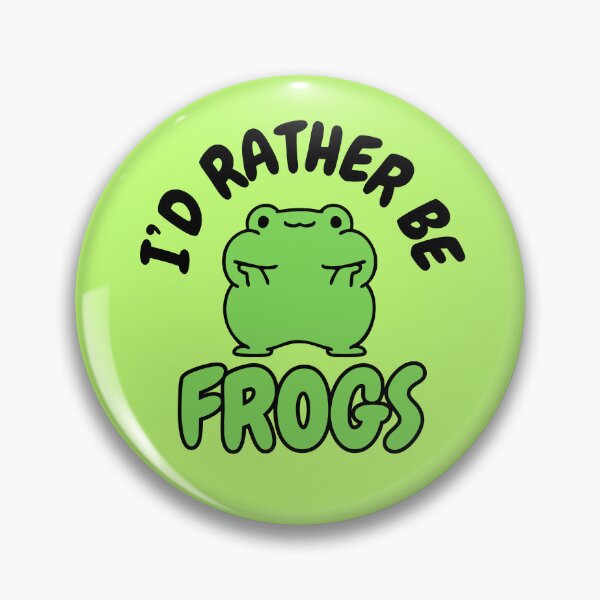 Item preview, I'd Rather Be Frogs designed and sold by SpiralBalloon.
