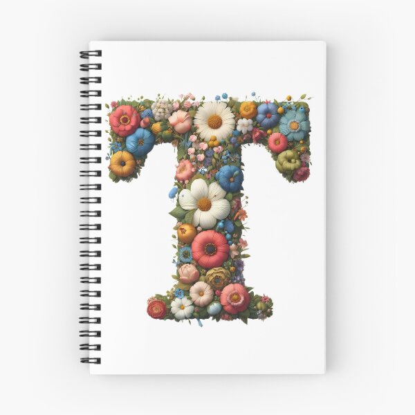 Item preview, Letter “T” containing flowers designed and sold by yeekazar.
