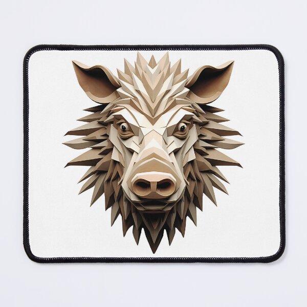 Item preview, 3D Cartoon Hog, wild boar, Logo, Sticker, Wall arts, Art Prints and More designed and sold by Kevin Lou.