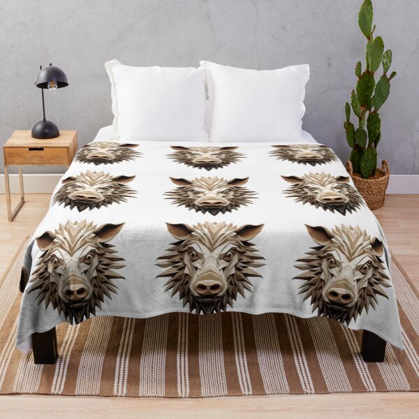 Item preview, 3D Cartoon Hog, wild boar, Logo, Sticker, Wall arts, Art Prints and More designed and sold by Kevin Lou.