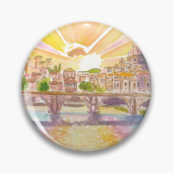 Item preview, Incredible Rome Scene with Sunrays over Eternal City  designed and sold by artshop77.