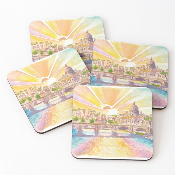 Item preview, Incredible Rome Scene with Sunrays over Eternal City  designed and sold by artshop77.