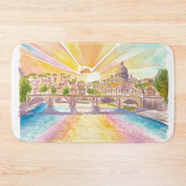 Item preview, Incredible Rome Scene with Sunrays over Eternal City  designed and sold by artshop77.