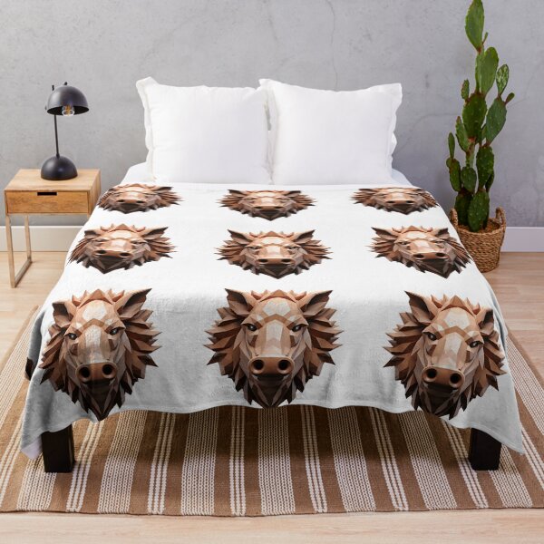 Item preview, 3D Cartoon Hog, wild boar, Logo, Sticker, Wall arts, Art Prints and More designed and sold by Kevin Lou.