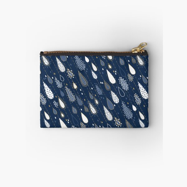 Item preview, Midnight Rain Navy and Gold designed and sold by Markéta Stengl.