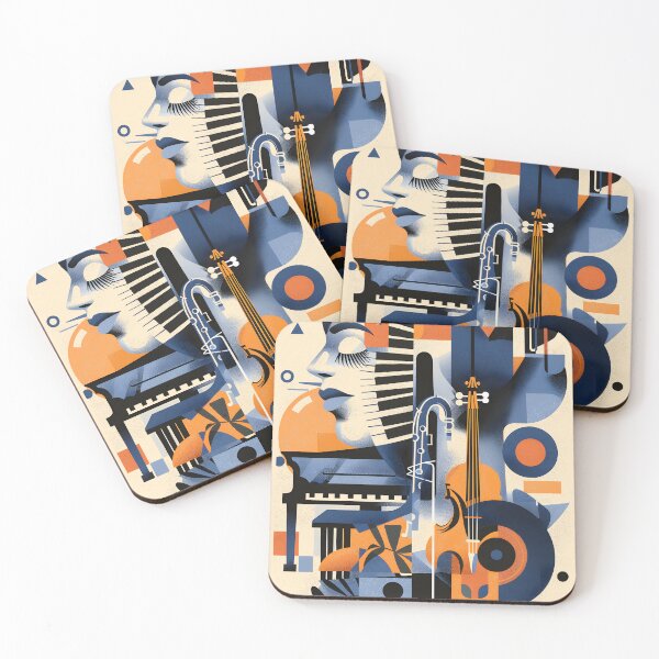Item preview, Collage from the series "United Elements: Music" designed and sold by kidizajn.
