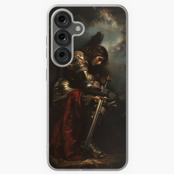 Item preview, Angel Original Oil Painting Holy Angel Painting Gothic Themed Artwork For Home Old Masters Style Art For Living Room Iconic Wall Hanging Art designed and sold by 33wolvesdesigns.