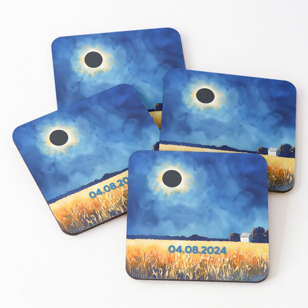 Item preview, Watercolor Eclipse; Farmland designed and sold by sylviatx.