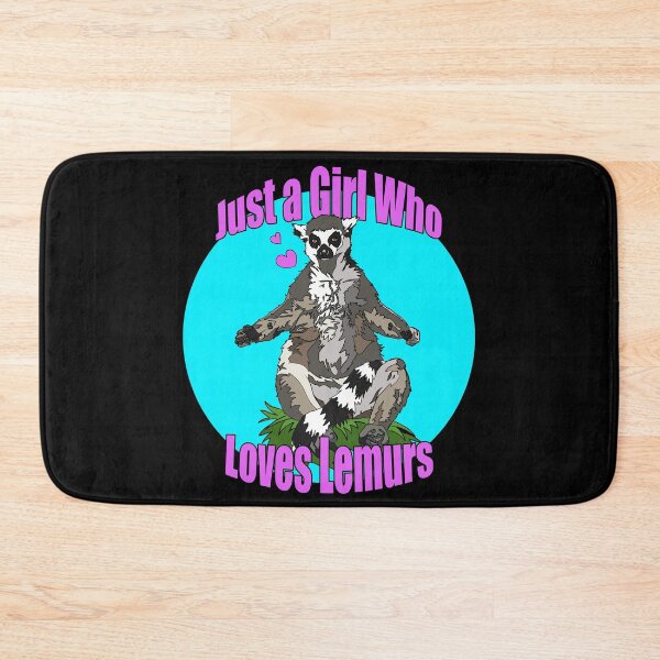 Item preview, Just a Girl who Loves Lemurs | Gift for Lemur Lover designed and sold by Marian Murdoch.