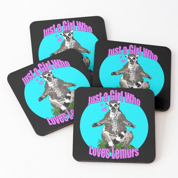 Item preview, Just a Girl who Loves Lemurs | Gift for Lemur Lover designed and sold by Marian Murdoch.