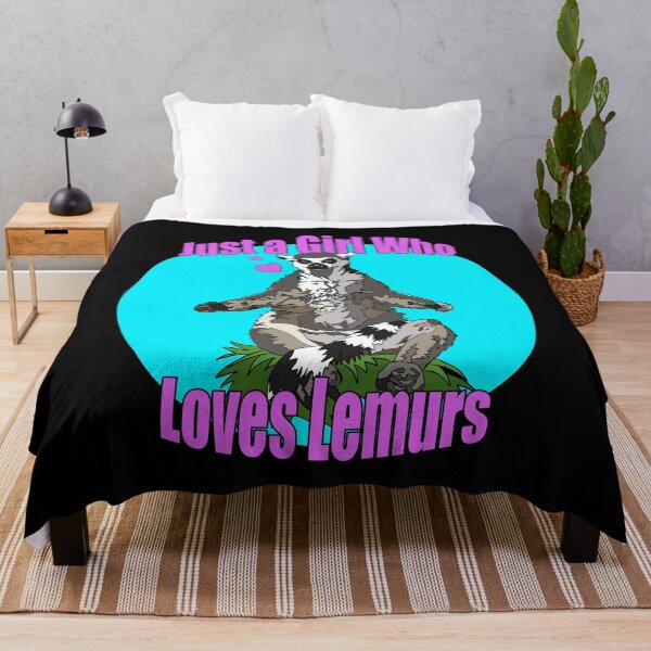 Item preview, Just a Girl who Loves Lemurs | Gift for Lemur Lover designed and sold by Marian Murdoch.