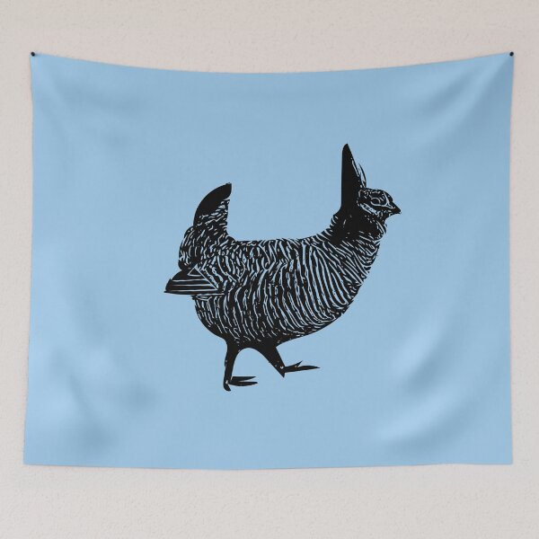 Item preview, Greater Prairie Chicken Black Design  designed and sold by designsasstultd.