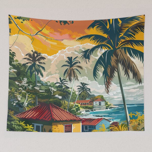 Item preview, Dominican Republic Digital Illustration designed and sold by ComicsFactory.