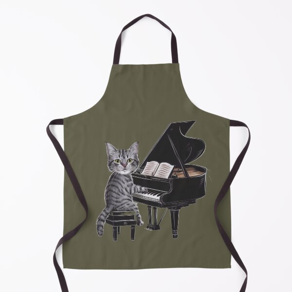 Item preview, Cat playing the piano designed and sold by Tajdi.