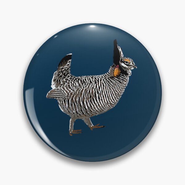 Item preview, Greater Prairie Chicken White Alternate Design  designed and sold by designsasstultd.