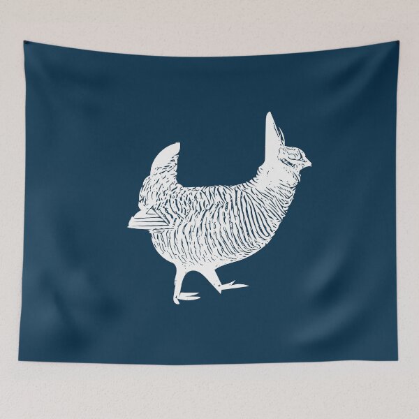 Item preview, Greater Prairie Chicken White Design  designed and sold by designsasstultd.