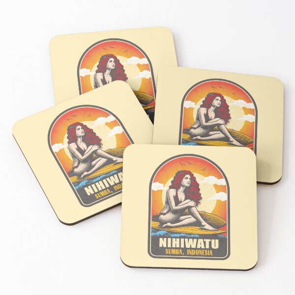 Item preview, Nihiwatu Sumba Indonesia Vintage Surfing Graphic designed and sold by CynthiaGraphics.