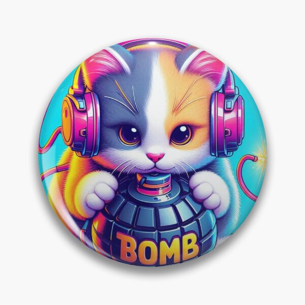 Item preview, Feline Saboteur: Cat with Bomb designed and sold by TDKCustoms.