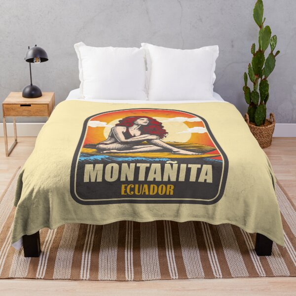Item preview, Montanita Ecuador Vintage Surfing Graphic designed and sold by CynthiaGraphics.