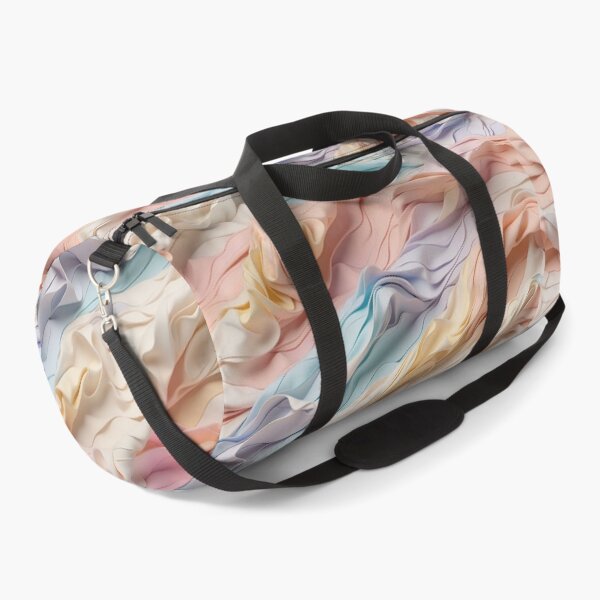 Item preview, Sculpted Pastel Textiles Wave in Harmonious Symphony designed and sold by ArtComixHaven.