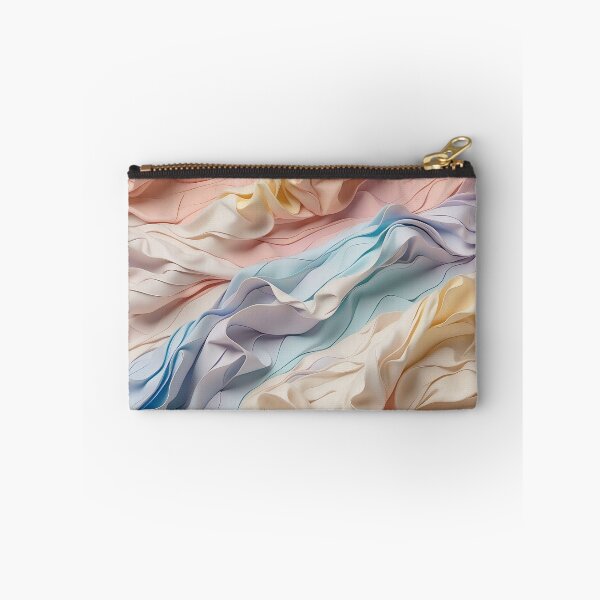 Item preview, Sculpted Pastel Textiles Wave in Harmonious Symphony designed and sold by ArtComixHaven.