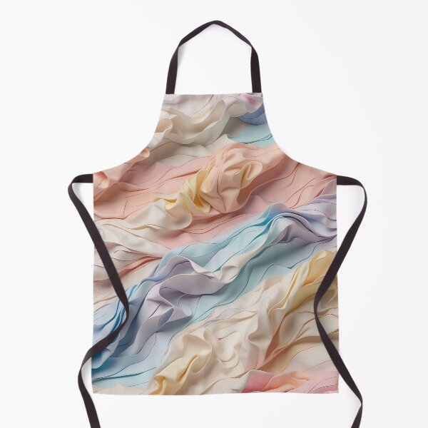 Item preview, Sculpted Pastel Textiles Wave in Harmonious Symphony designed and sold by ArtComixHaven.