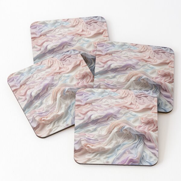 Item preview, Soft Pastel Fabric Waves in Elegant Repose designed and sold by ArtComixHaven.