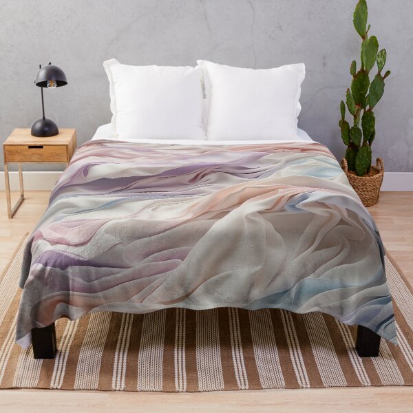 Item preview, Soft Pastel Fabric Waves in Elegant Repose designed and sold by ArtComixHaven.