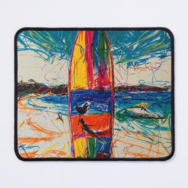 Item preview, Abstract Australian Artwork - Surfing Culture designed and sold by feether-store.