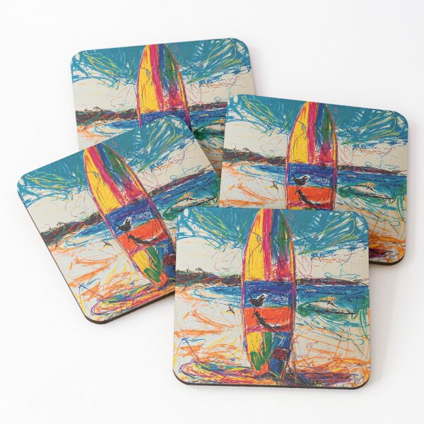 Item preview, Abstract Australian Artwork - Surfing Culture designed and sold by feether-store.