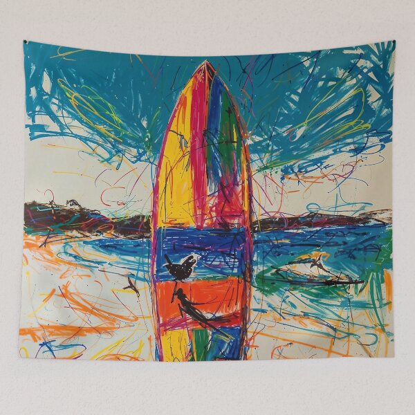 Item preview, Abstract Australian Artwork - Surfing Culture designed and sold by feether-store.