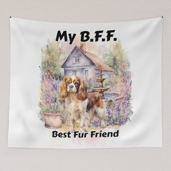 Item preview, Dog - B.F.F. Cavalier King Charles Spaniel designed and sold by Karen Wood.