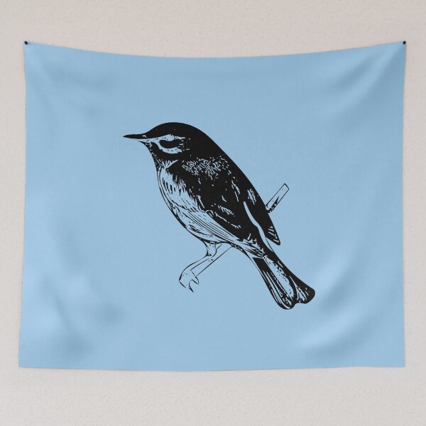 Item preview, Prairie Warbler Black Design  designed and sold by designsasstultd.